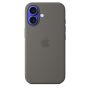 Чехол силиконовый чехол Silicone Case с MagSafe для iPhone 16, "Stone Gray"