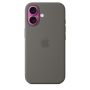 Чехол силиконовый чехол Silicone Case с MagSafe для iPhone 16, "Stone Gray"