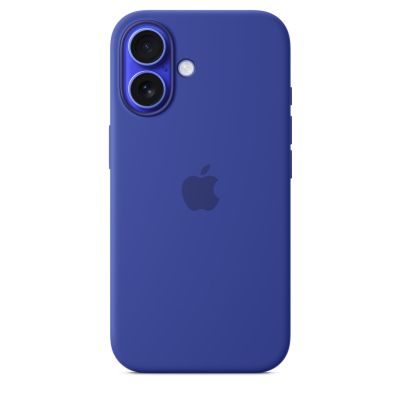 Чехол силиконовый Silicone Case с MagSafe для iPhone 16, "Ultramarine"