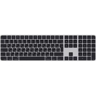  Клавиатура Apple Magic Keyboard с Touch ID и цифровой панелью, беспроводная, чёрный