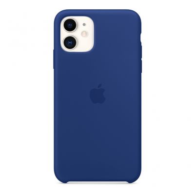 Чехол для iPhone 11 Silicone Case силиконовый сапфировый