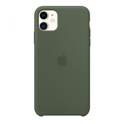 Чехол для iPhone 11 Silicone Case силиконовый цвета хаки