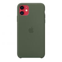 Чехол для iPhone 11 Silicone Case силиконовый цвета хаки