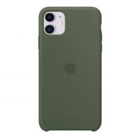 Чехол для iPhone 11 Silicone Case силиконовый цвета хаки