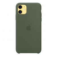 Чехол для iPhone 11 Silicone Case силиконовый цвета хаки