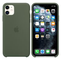 Чехол для iPhone 11 Silicone Case силиконовый цвета хаки