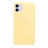 Чехол для iPhone 11 Silicone Case силиконовый желтый