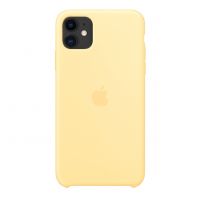 Чехол для iPhone 11 Silicone Case силиконовый желтый