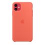 Чехол для iPhone 11 Silicone Case силиконовый оранжевый