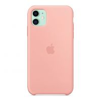 Чехол для iPhone 11 Silicone Case силиконовый персиковый