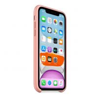 Чехол для iPhone 11 Silicone Case силиконовый персиковый