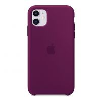 Чехол для iPhone 11 Silicone Case силиконовый сливовый