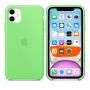 Чехол для iPhone 11 Silicone Case силиконовый зеленый