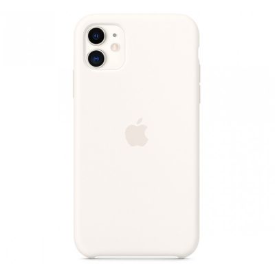  Белый силиконовый чехол для iPhone 11 Silicone Case