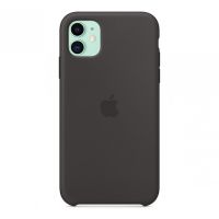 Черный силиконовый чехол для iPhone 11 Silicone Case