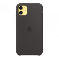 Черный силиконовый чехол для iPhone 11 Silicone Case