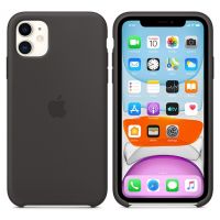 Черный силиконовый чехол для iPhone 11 Silicone Case