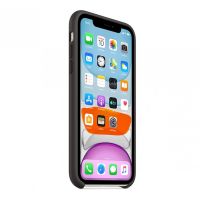 Черный силиконовый чехол для iPhone 11 Silicone Case