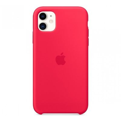 Красный силиконовый чехол для iPhone 11 Silicone Case