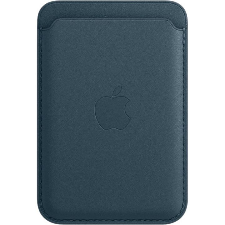Кожаный чехол-бумажник Apple MagSafe для iPhone 12 Pro Max, «балтийский синий»