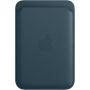 Кожаный чехол-бумажник Apple MagSafe для iPhone 12 Pro Max, «балтийский синий»