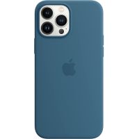 Чехол Silicone Case для iPhone 13 Pro Max, cиликон, "голубая сойка"
