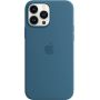 Чехол Silicone Case для iPhone 13 Pro Max, cиликон, "голубая сойка"