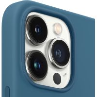 Чехол Silicone Case для iPhone 13 Pro Max, cиликон, "голубая сойка"