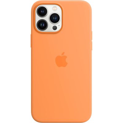 Чехол Silicone Case для iPhone 13 Pro Max, cиликон, "золото-оранжевый"