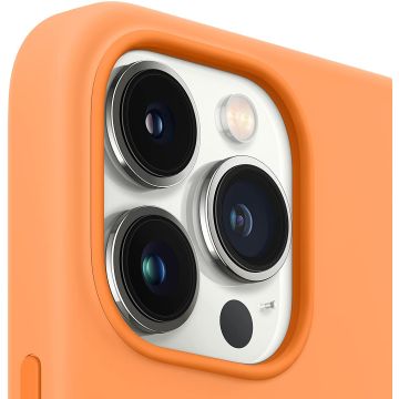 Чехол Silicone Case для iPhone 13 Pro Max, cиликон, "золото-оранжевый"