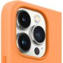Чехол Silicone Case для iPhone 13 Pro Max, cиликон, "золото-оранжевый"