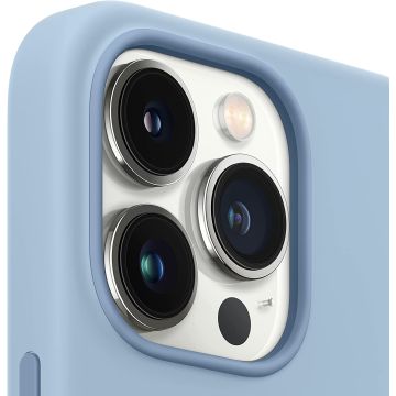 Чехол Silicone Case для iPhone 13 Pro Max, cиликон, "синий туман"