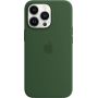 Чехол Silicone Case для iPhone 13 Pro, cиликон, "клевер"