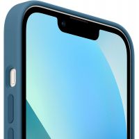 Чехол Silicone Case для iPhone 13, cиликон, "голубая сойка"