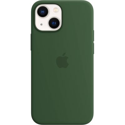Чехол Silicone Case для iPhone 13 mini, cиликон, "клевер"