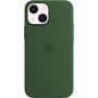 Чехол Silicone Case для iPhone 13, cиликон, "клевер"