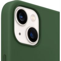 Чехол Silicone Case для iPhone 13, cиликон, "клевер"