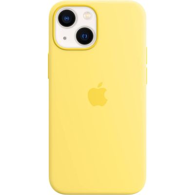Чехол Silicone Case для iPhone 13 mini, cиликон, "лимонный"