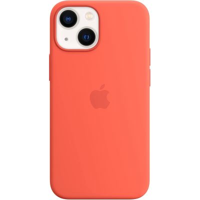 Чехол Silicone Case для iPhone 13 mini, cиликон, "нектарин"