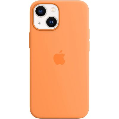 Чехол Silicone Case для iPhone 13 mini, cиликон, "золотисто-оранжевый"