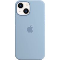 Чехол Silicone Case для iPhone 13, cиликон, "синий туман"