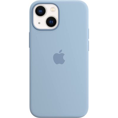 Чехол Silicone Case для iPhone 13 mini, cиликон, "синий туман"