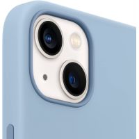Чехол Silicone Case для iPhone 13, cиликон, "синий туман"