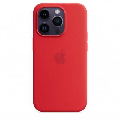 Чехол Silicone Case для iPhone 14 Pro, силикон, - Красный