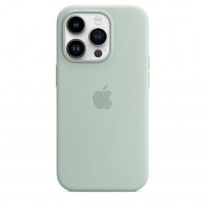 Чехол Silicone Case для iPhone 14 Pro, силикон, - Мятный
