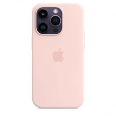 Чехол Silicone Case для iPhone 14 Pro, силикон, - "Розовый мел"
