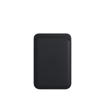 Кожаный кошелёк для iPhone 14 Pro с MagSafe - Тёмная ночь
