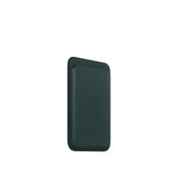Кожаный кошелёк для iPhone 15 Pro с MagSafe - Зелёный лес