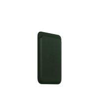 Кожаный кошелёк для iPhone 15 Pro с MagSafe - Зелёный