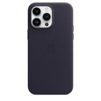 Кожаный чехол для iPhone 14 Pro Max с MagSafe - Фиолетовый